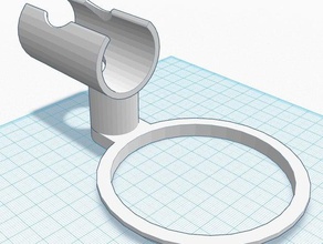 bowlholder robinet de la baignoire rotatif v2 les animaux compagnie 3d print model - Mito3D