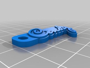 cindy trousseau de clés l'organisation personnalisé 3d print model - Mito3D