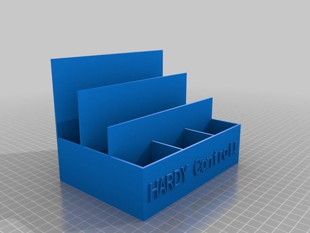 mi remoto personalizado titular contenedores 3D print model - Mito3D