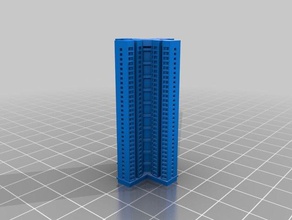 bronx apartment building buildings structures customized 3d print model - Mito3D