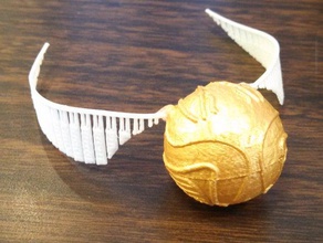 golden snitch de la tapa rosca los juguetes juegos harry potter 3d print model - Mito3D