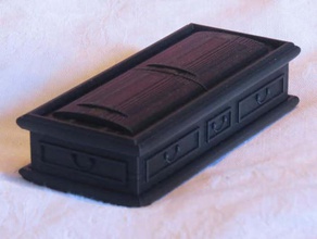 halloween caixão, caixão de presente jóias caixa doces recipientes titulares 3d print model - Mito3D