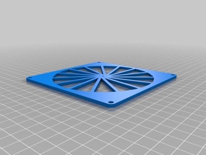 120 mm fan grill other customized 3d print model - Mito3D