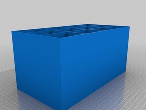 my storage box drawers4 organization customized 3d print model - Mito3D