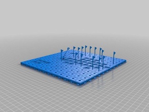 campo minado 3d impressão jogo de tabuleiro computador experimentais divertido modular quebra-cabeça retro 3d print model - Mito3D