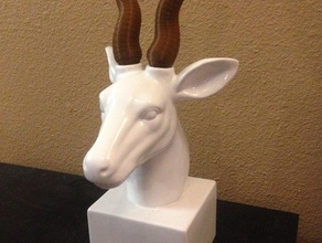 corna di gazzella art strumenti astratto animale su misura design 3d print model - Mito3D