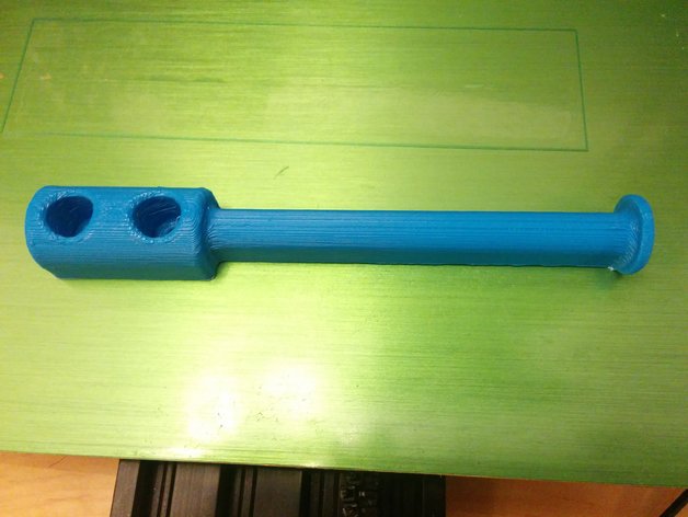 one piece filament spool holder 20mm extrusion 3d printer parts openbuilds reprap 3D print model - Mito3D