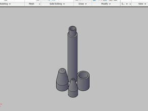 kalem vücut papermate jel dolum kapağı ofis durumda gövdesi sahibi değiştirme 3d print model - Mito3D