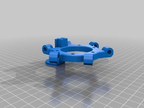 delta rostock mini g2 pro inductive sensor bracket 3d printer parts 3d print model - Mito3D