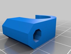 15 mm de diam câble clip l'organisation personnalisé 3d print model - Mito3D