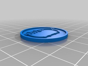 pusheen coin coins badges 3d print model - Mito3D