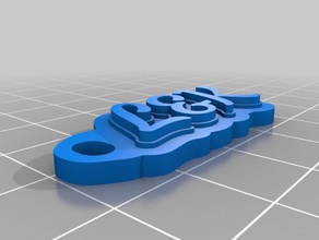l&k anahtar zinciri organizasyon özelleştirilmiş 3d print model - Mito3D