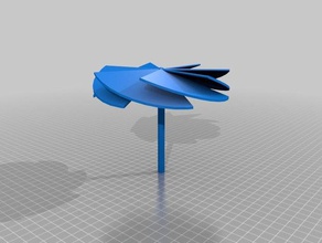7 finned propeller rc vehicles customized 3d print model - Mito3D