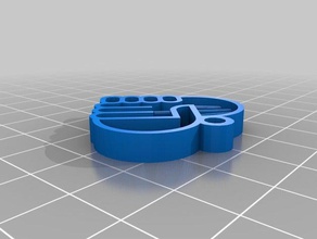 aktivieren Schlüsselanhänger giveaway key ring 3d print model - Mito3D