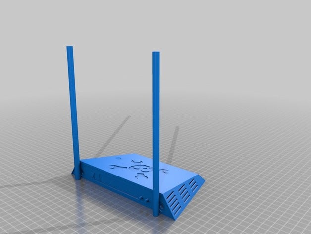 tp-wr841 yönlendirici konut link elektronik freifunk hack openwrt tl-wr941nd tl-wr841nd 3D print model - Mito3D