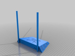 tp-link tl-wr841 router housing electronics freifunk hack openwrt tl-wr841n tl-wr841nd 3d print model - Mito3D
