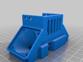 ultimaker2 3dsolex olsson blocco ventola titolare v2 la stampante accessori Stampante 3d um2 3d print model - Mito3D
