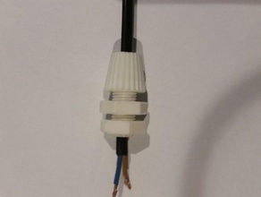 lamp cord bushing household supplies bushings clamp 3d print model - Mito3D