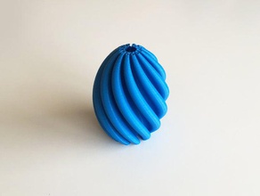 twirl vaso 38 contentores 3d print model - Mito3D
