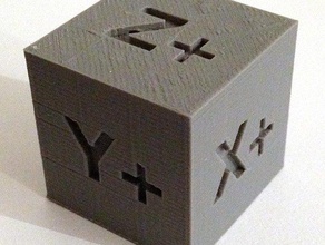 calibrationcube 30x30 easier measure caliper 3d printing tests calibration cube prusa i3 hephestos 3d print model - Mito3D