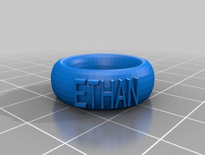 ethan ring fashion customized 3d print model - Mito3D