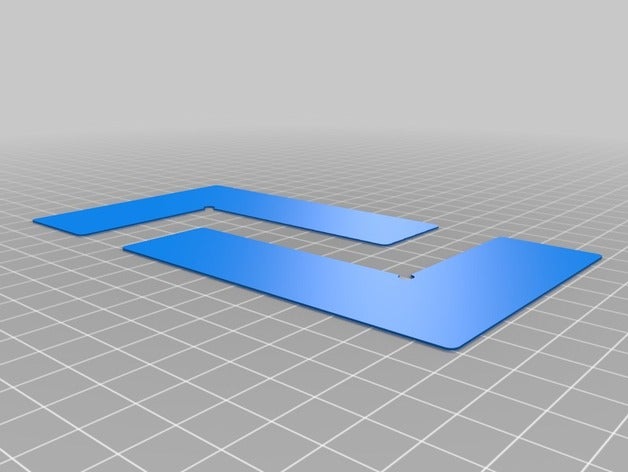 la mia su misura personalizzabili pcb smd pasta saldante stencil bracketsholders elettronica 3D print model - Mito3D