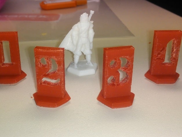 token-Nummern Spiele 3D print model - Mito3D