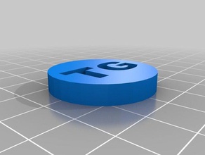 initial token coins badges 3d print model - Mito3D