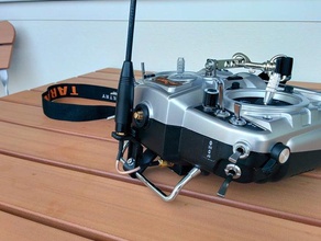 taranis external antenna mount rc vehicles bracket sma 3d print model - Mito3D