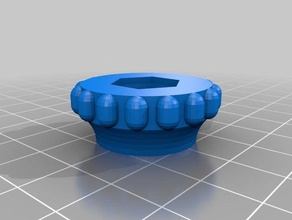 my customized ultimate nut knob generator 516 boltnut diy 3d print model - Mito3D
