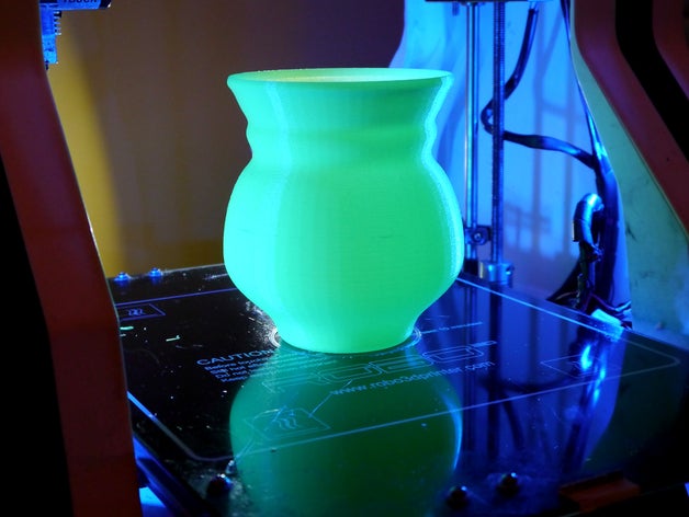 green glow uv torchiere lamp art dark halloween decoration ultraviolet 3D print model - Mito3D