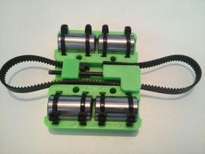 prusa i3 rework carriage gt2 belt tensioner 3d printer parts 3d print model - Mito3D