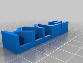 Kaya 3d isim plakası heykeller özelleştirilmiş 3d print model - Mito3D