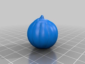 pumpkin 3d printing 3d print model - Mito3D