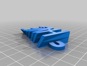 halle porte-clés 2 de l'organisation personnalisé 3d print model - Mito3D