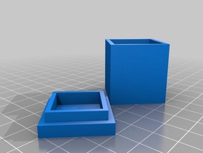 mi personalizados paramétrico, de planta poligonal, con tapa caja contenedores 3d print model - Mito3D