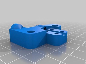 küçük flex alanında bowden 20 mm yay 3d yazıcı ekstruderler 3d print model - Mito3D