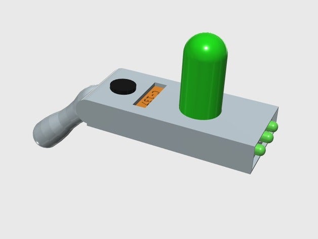 rick morty portal silahı sahne birdperson sanchez 3D print model - Mito3D