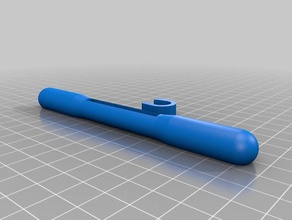 4mm hex key handle parts customized 3d print model - Mito3D