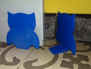 chouette arrêter la porte ménage commun à portée de main doorwedge cale 3d print model - Mito3D