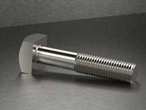 square head bolts erstellt partsolutions engineering 3d print model - Mito3D
