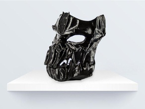 máscara oscura articulado el traje demonio de halloween maléfica 3d print model - Mito3D