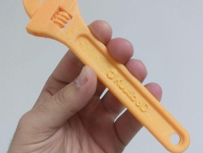 llave inglesa mano herramientas herramienta de universal la 3d print model - Mito3D