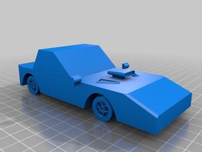 justin rea de carro automotivo 3d print model - Mito3D