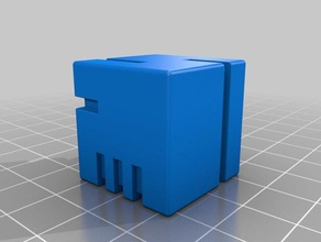 futuristic dice math art cool 3d print model - Mito3D