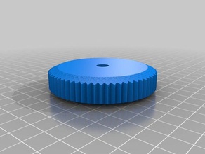 turntable motor gear 64-teeth 3d printing customized 3d print model - Mito3D