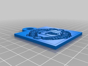 manchester united tag 2d art customized 3d print model - Mito3D