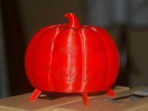 zucca supporto luci arredamento decorazione di halloween 3d print model - Mito3D