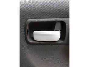 vw lupo right inner door handle automotive car spare volkswagen 3d print model - Mito3D