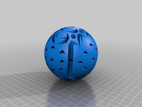 bio-bola 3d impressão 3d print model - Mito3D